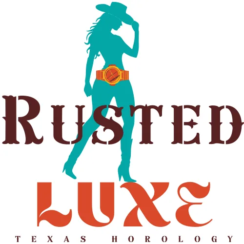 Custom Rusted Luxe cowgirl logo